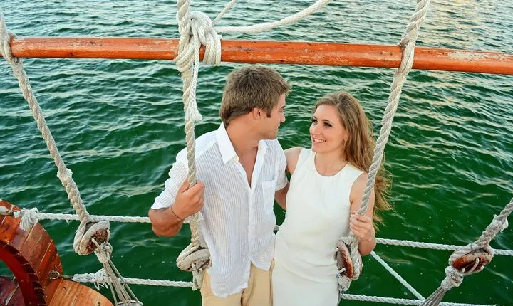 Cancun Romantic Lobster Dinner at Lagoon (sunset and night)