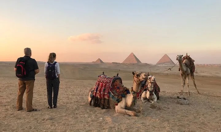 Private Tour Giza Pyramids, Memphis and Sakkara with Camel Ride