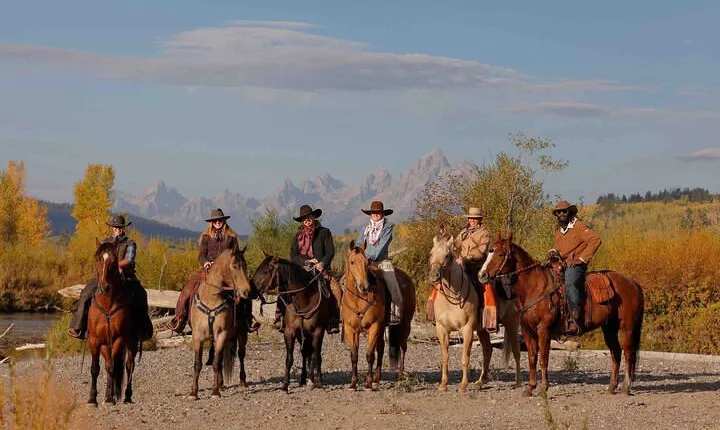 Horseback Riding with Grand Teton Views in Jackson Hole