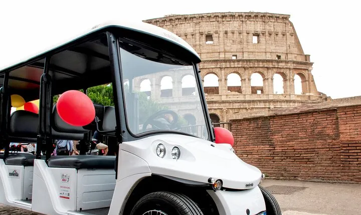 Rome’s Top Sights: Golf Cart Highlights Tour