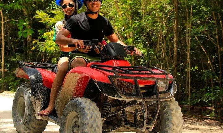 Adrenaline Combo 3x1 Zipline, ATV (Shared) & Cenote - Departures Cancún