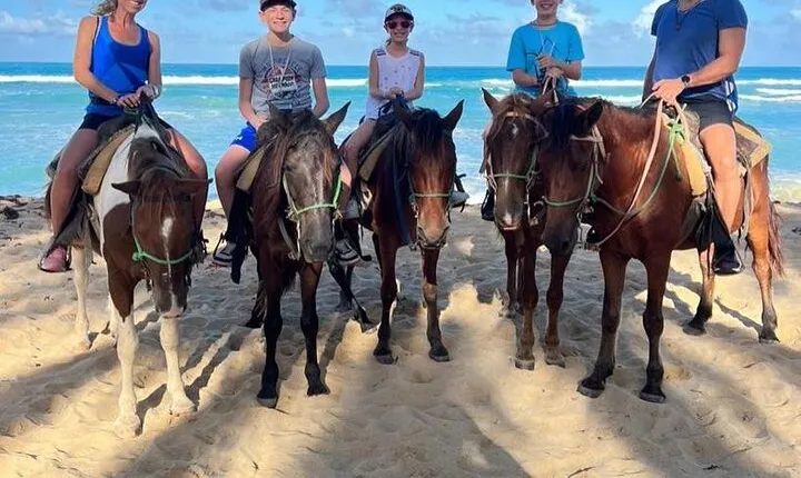 Beach Sunset Horseback Ride in Punta Cana