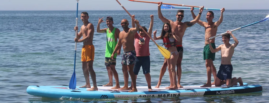 Mega paddle experience in Armação de Pêra