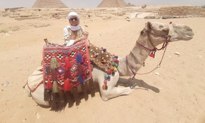 Giza Pyramids , Memphis and Sakkara Private Day Trip with lunch & camel ride