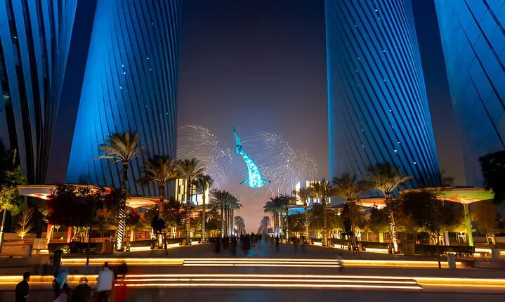 Doha Night City Lights Tour with Arabian Dhow Cruise