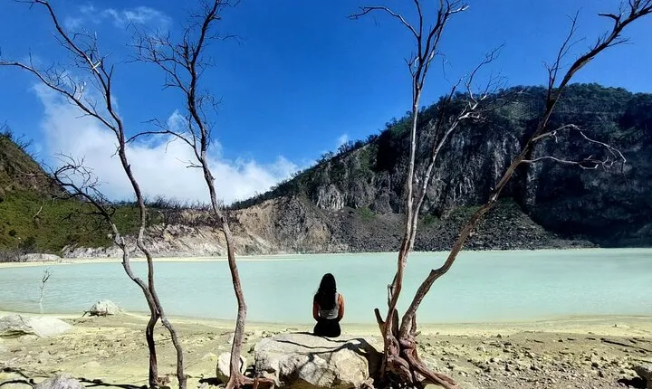 Bandung Tour All In, White Crater, Volcano Mountain, Hot Spring