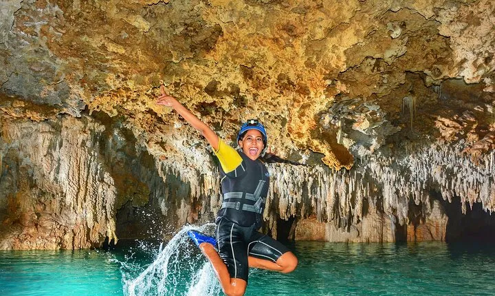 Discover the magnificent “Secret River” of the Riviera Maya. Transport included