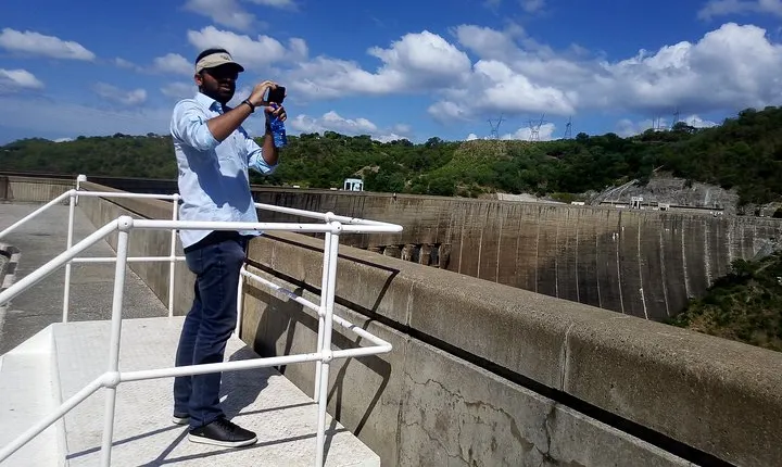 Kariba Dam wall day visit