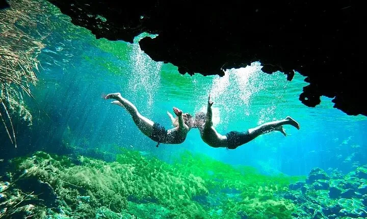 Underground Cenotes Snorkeling Tour with Mayan Snack