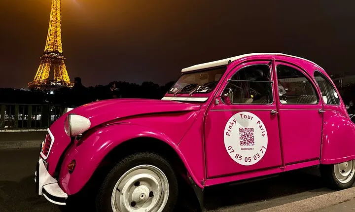 Paris Pink Tour by Night with Champagne