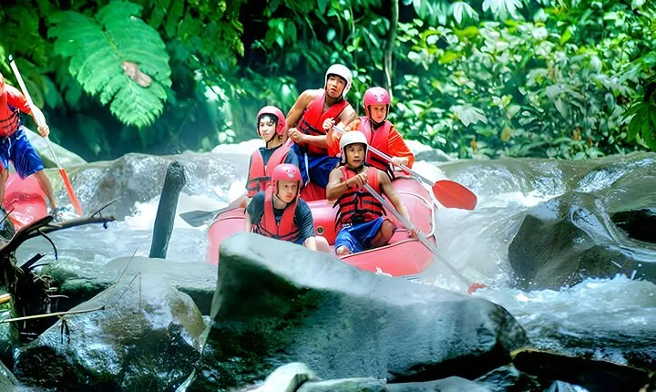 Ubud White Water Rafting and Seawalker Packages