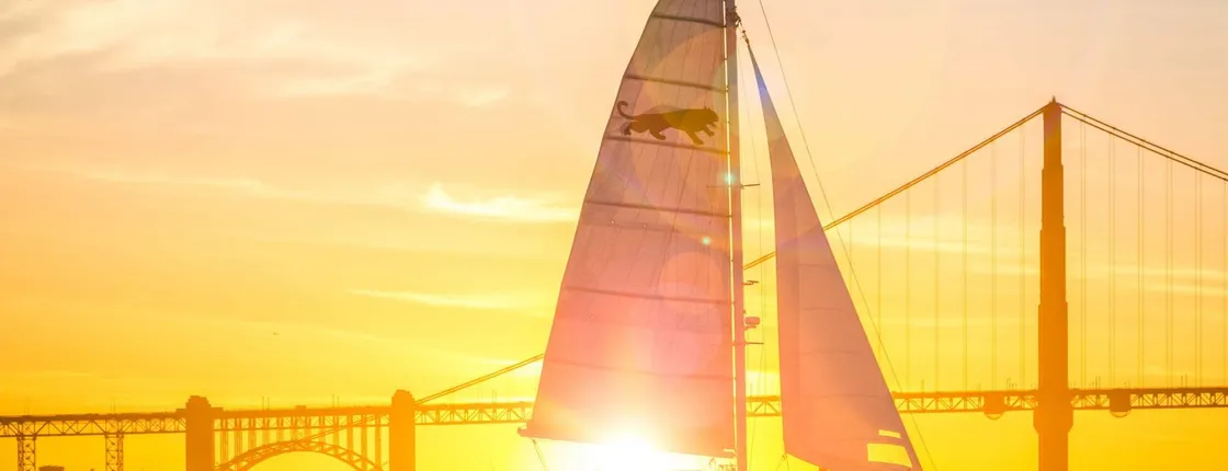 San Francisco sunset sailing cruise
