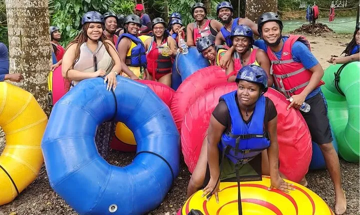 River Tubing, Dunns River Falls & ZipLine tour from Montego Bay
