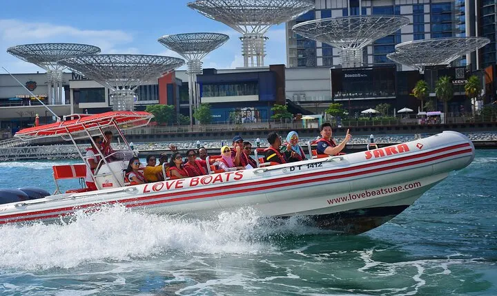 Love Boats Dubai in 90 Minutes Speed Boat Ride