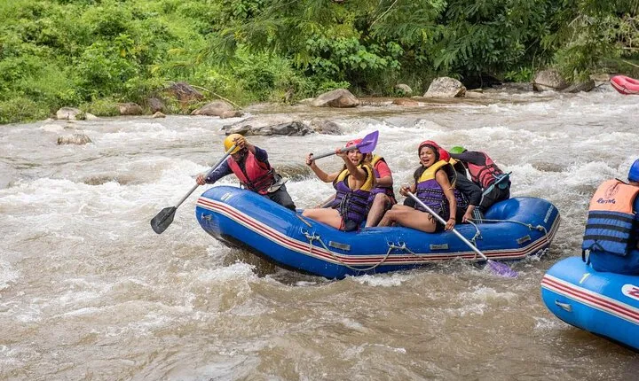 Rafting and Waterfall Tour from Phuket with 5 station Zipline