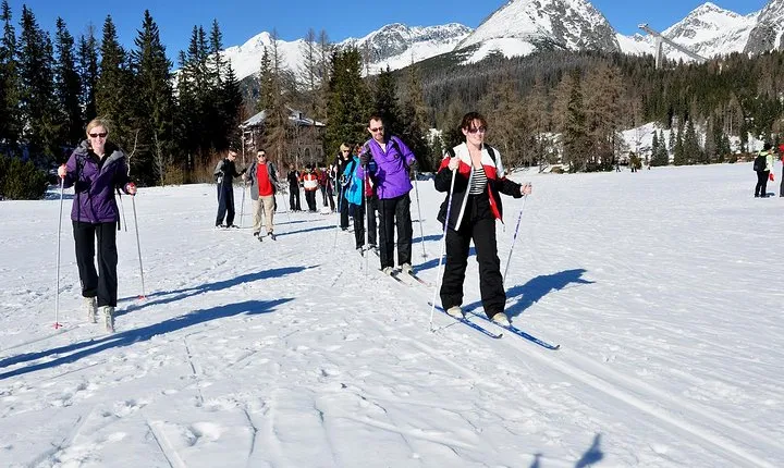 Cross Country Skiing around Strbske Pleso: High Tatras