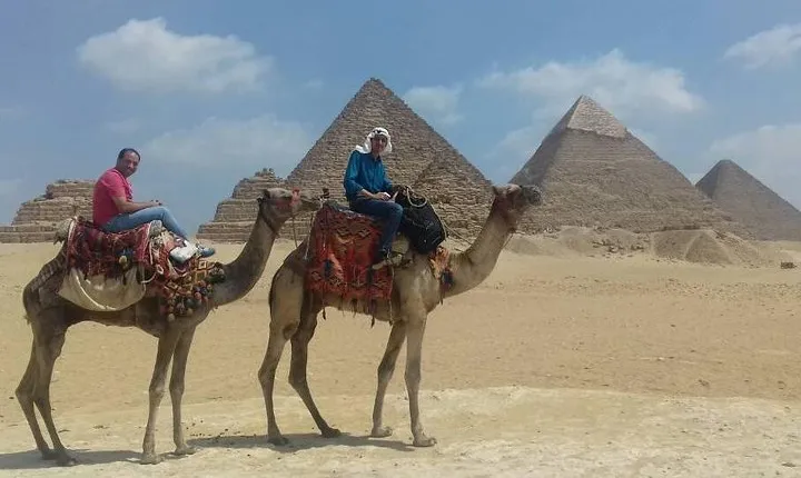 Best Adventure Tours Visit Giza Pyramids and ATV Quad Bike Ride in Desert
