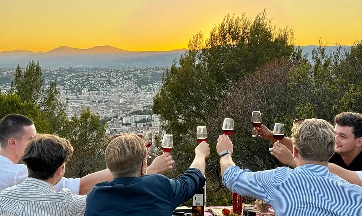 Nice: Sunset & Aperitif in 4x4 Defender with 360° view