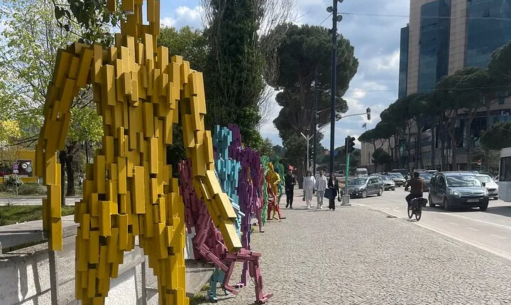 Relics of Comunism in Tiranë