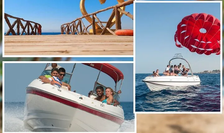 Explore Magawish Island with Speed Boat & Parasailing - Hurghada