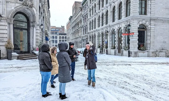 Winter Wonderland Walking Tour of Old Montreal