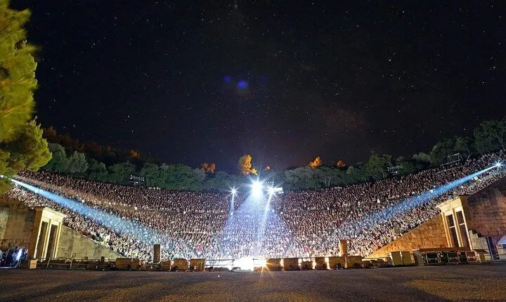 Tour and Live Performance in the Ancient Theater of Epidaurus