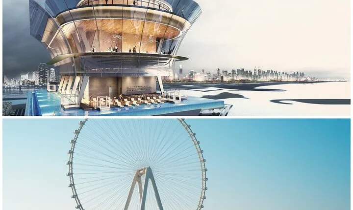 Ain Dubai and View the Palm Non Peak Combo With PVT Transfer