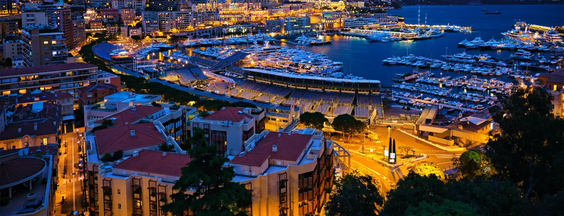 Tour of Monaco by night from Nice