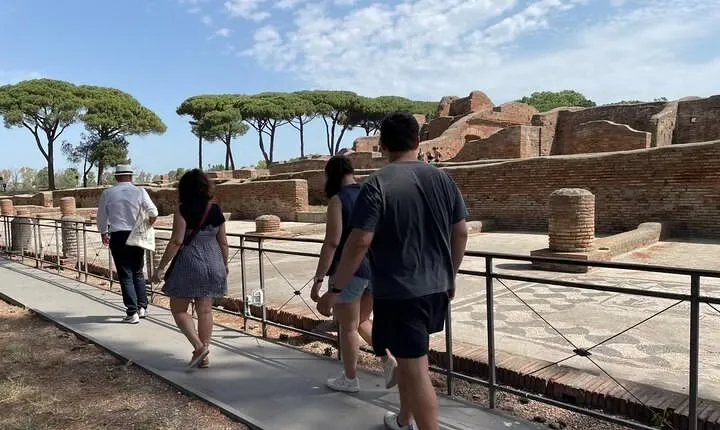 Ostia Antica Guided Tour Including the Ancient Theater and Baths