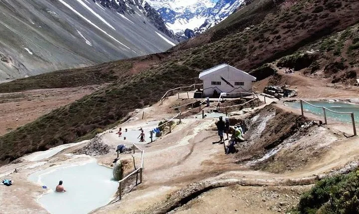 Full Day Cajon del Maipo Hot Springs Hills Tour from Santiago