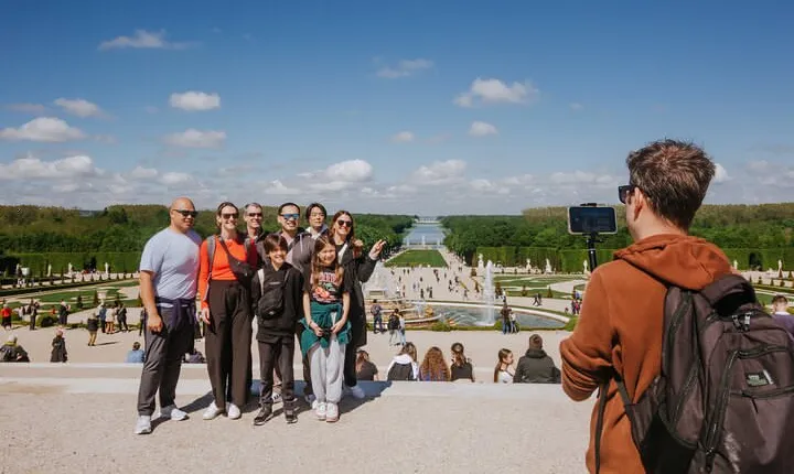 Versailles Domain Bike Tour with Palace Entry by Train from Paris