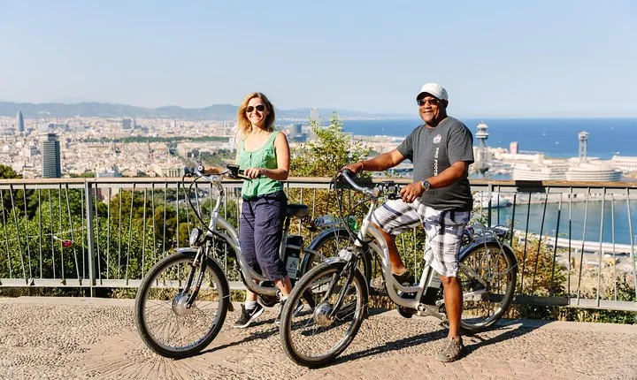 Barcelona Electric Bike Tour: Scenic Montjuic Panoramic Views