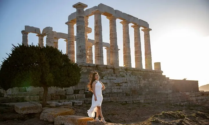 Sunset Photo Tour at Poseidon Temple