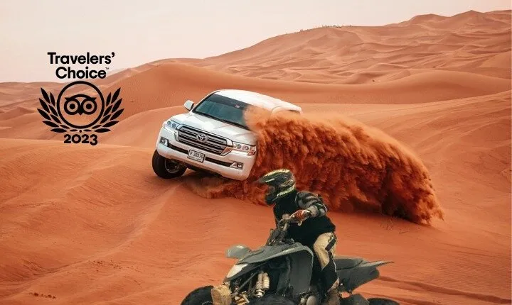 Adventurous Red Dune Desert Safari Deal with Quad Bike,Shows &BBQ