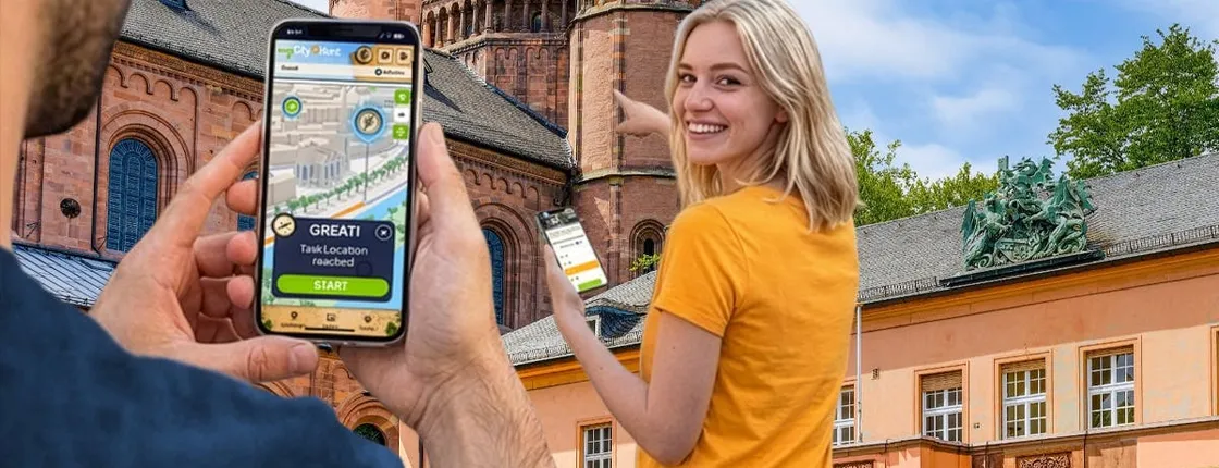Self-guided digital scavenger hunt in Worms