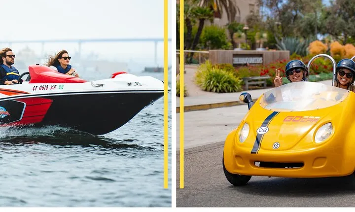 GoCar & Speedboat Land and Sea Adventure in San Diego
