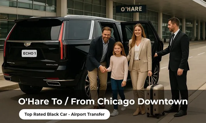 O'Hare Airport Transfer to Chicago with Inside Meet - Luxury SUV