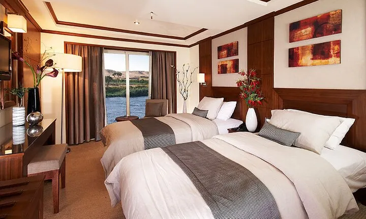 4 nights Luxor to Aswan Nile Cruise with Abu Simbel & Air Balloon