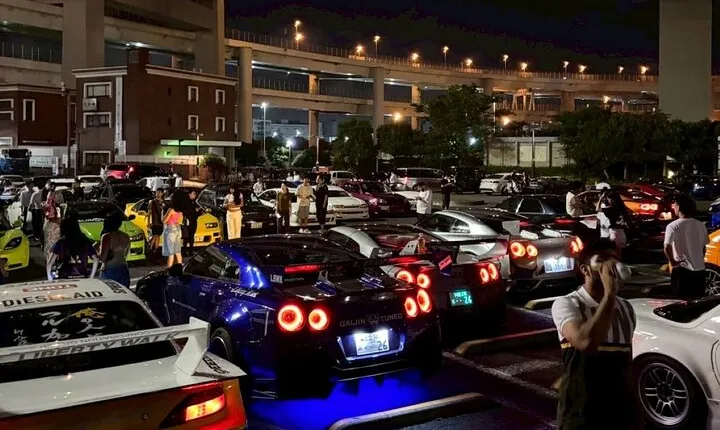 Daikoku PA Carmeeting Fast & Furious private Tour