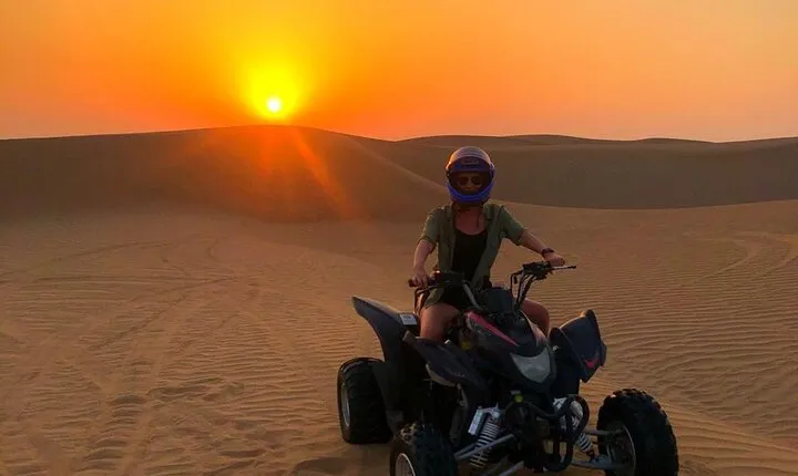 Private Sunrise Quad Bike in Dubai-Al Ain Road
