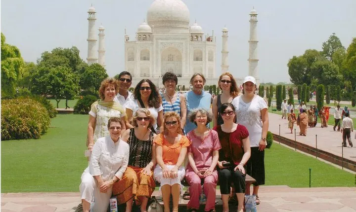 Taj Mahal Tour with Sunrise and Sunset Views Over Night 