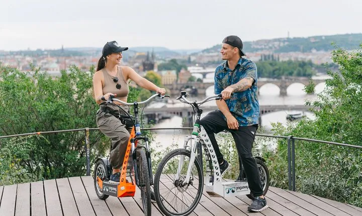 Prague E-Scooter Grand City Tour PRIVATE with PragueWay