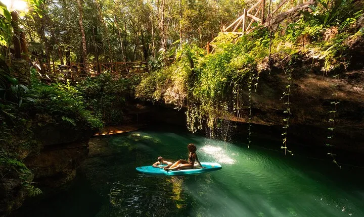 Small-Group 3 Hidden Cenotes Adventure with Tequila Tasting