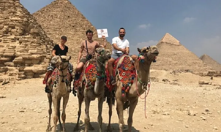 All in one day Pyramids of Giza , Sakkara , Dahshour and Memphis