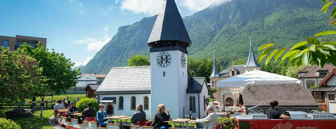 Swiss Vapeur Parc miniature railway tickets in Port Valais