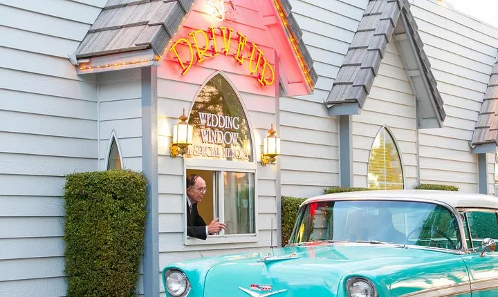 World-Famous Drive-Up Wedding in Las Vegas