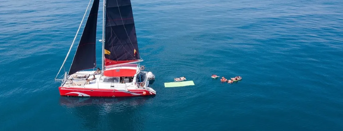 Catamaran trip in Barcelona