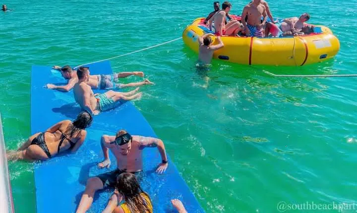 South Beach Sail Splash aboard the Caribbean Spirit