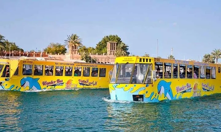 Dubai Wonder Bus Sea And Land Adventure Tours