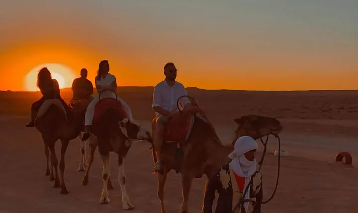 Marrakech Camel Ride and Traditional Dinner in Agafay Desert